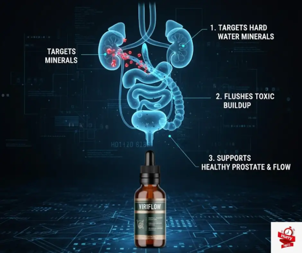 How does ViriFlow work to support a healthy urinary system